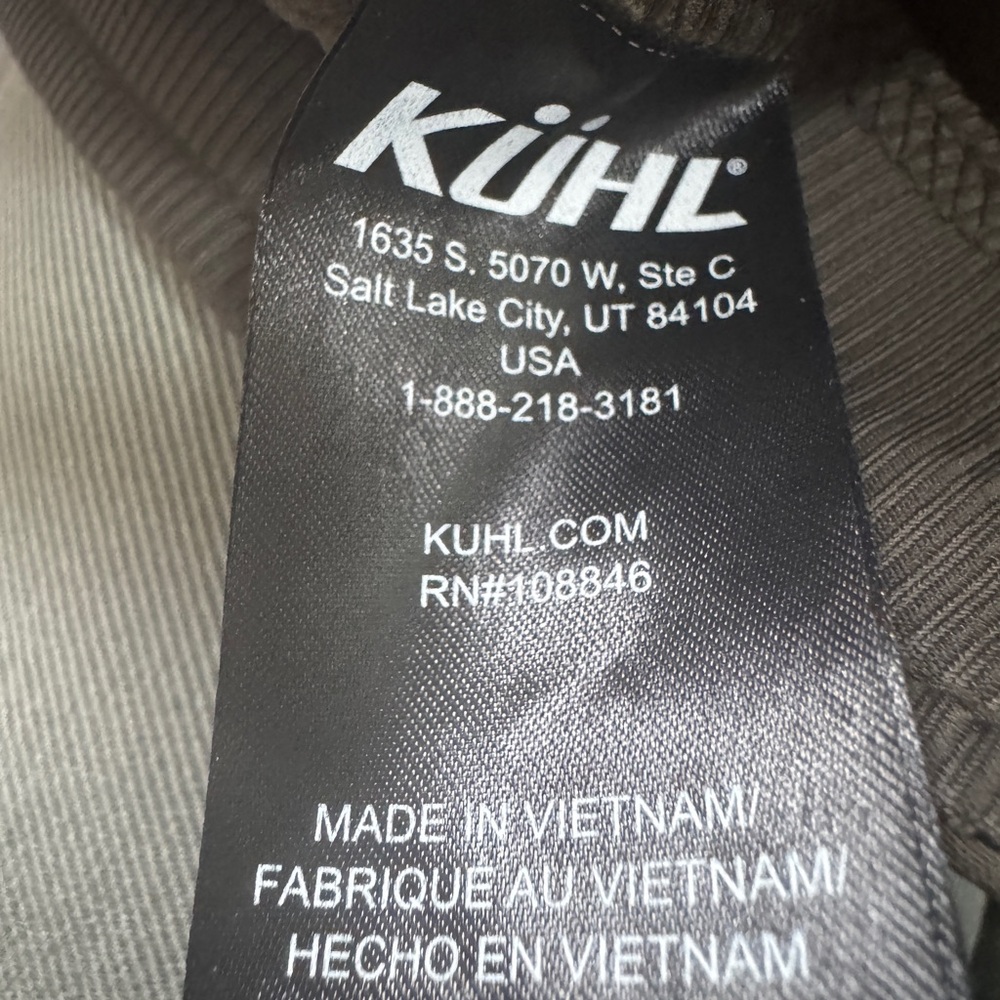 Kuhl Fleece Lined Frost Softshell  Hiking Pants Olive Green NWOT Size 4 - Picture 5 of 10